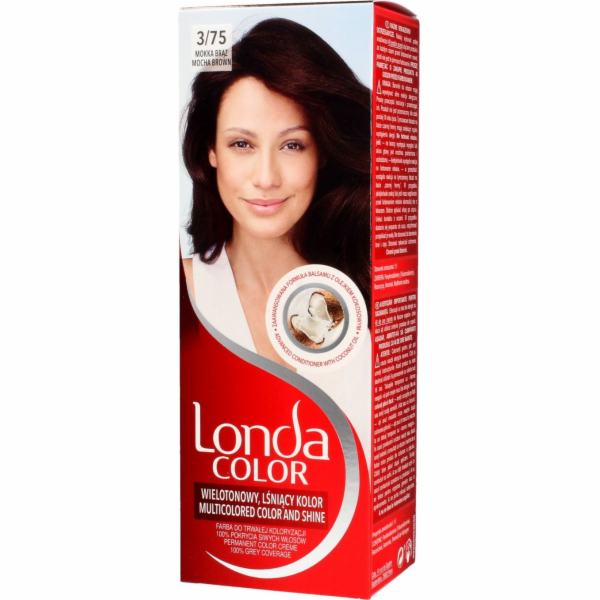Londacolor Krémová barva č. 3/75 mokka hnědá