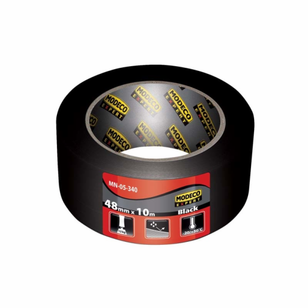 Modeco Univerzální páska DUCT TAPE černá 48mm x 10m MN-05...