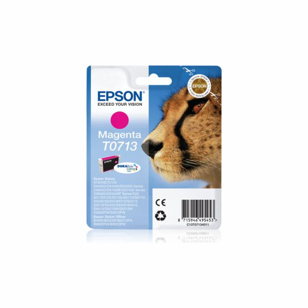 Inkoust Epson, blistr s ochranou, C13T07134022, T0713, pu...