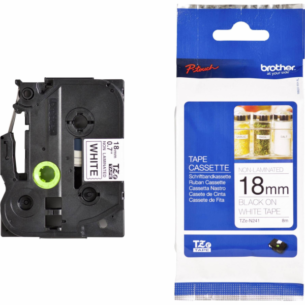 Páska Brother 18mm ČERNÁ (TZEN241)