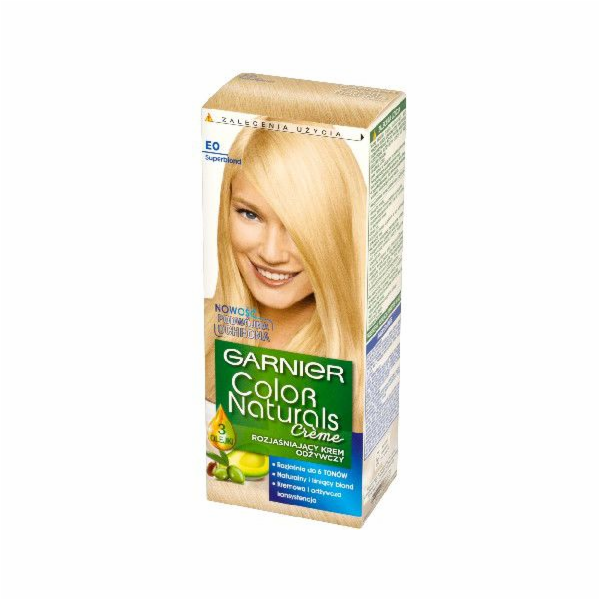 Barvící krém Garnier Color Naturals č. E0 Super blond roz...
