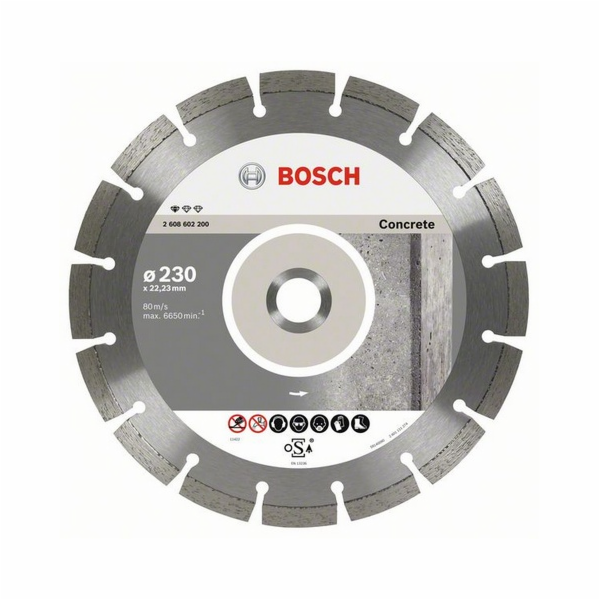 Diamantový řezný kotouč Bosch Standard na beton 125x22x1,...