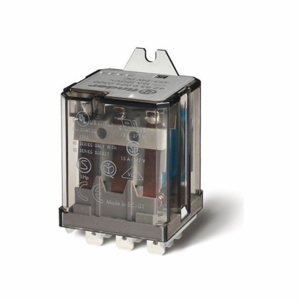 Finder Power relé 3Z 16A 400V AC pro panel nebo Faston 25...