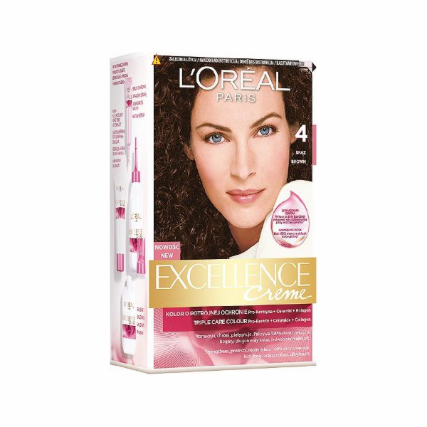 L Oreal Paris Excellence Creme Coloring cream 4 brown