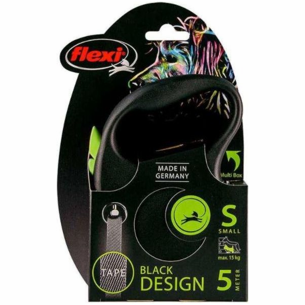 Flexi FLEXI Automatické vodítko Black Design S, 5 m páska...