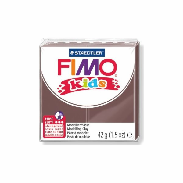 Fimo duroplastová hmota dětská hnědá 42g