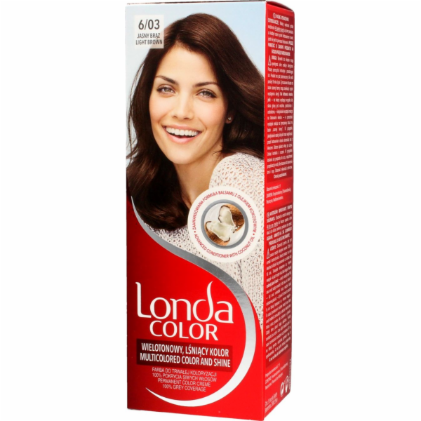 Londacolor Krémová barva č. 6/03 světle hnědá