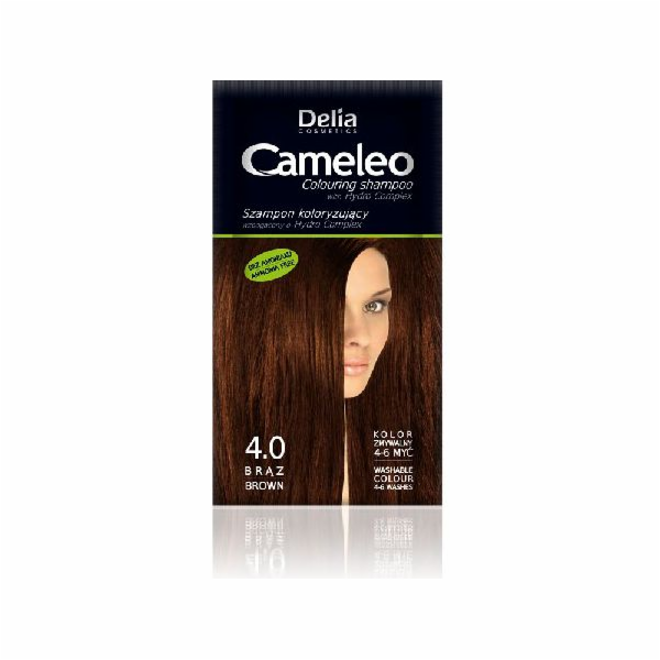 Delia Cosmetics Cameleo Coloring šampon 4.0 hnědý