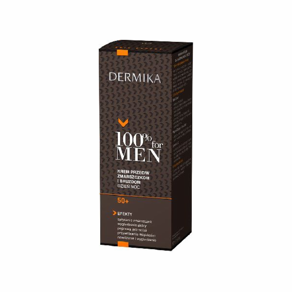 Dermika 100% for Men Krém 50+ proti vráskám a vráskám na ...