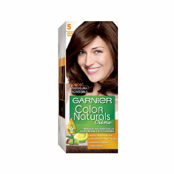 Barvící krém Garnier Color Naturals č. 5 Světle hnědý