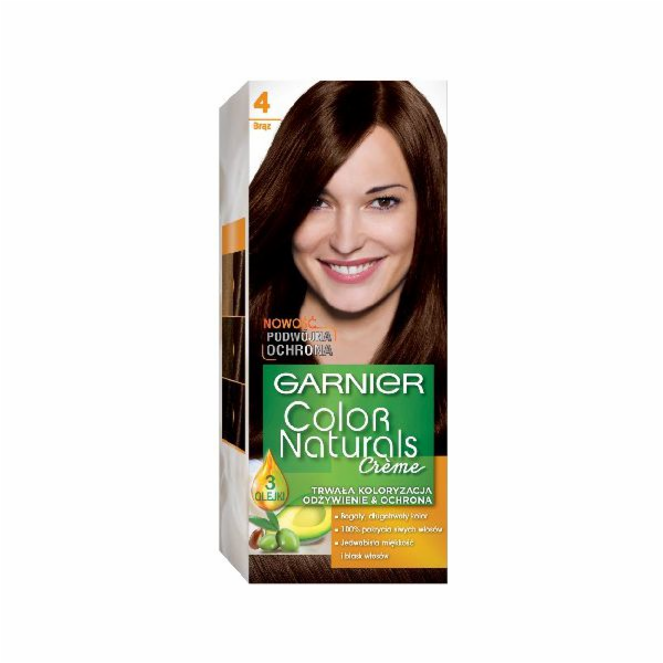 Garnier Color Naturals č. 4 Hnědá 1 balení – (0305392)
