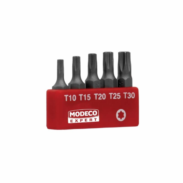 Modeco Sada bitů Torx 25mm T10-T30 5 ks. (MN-15-515)