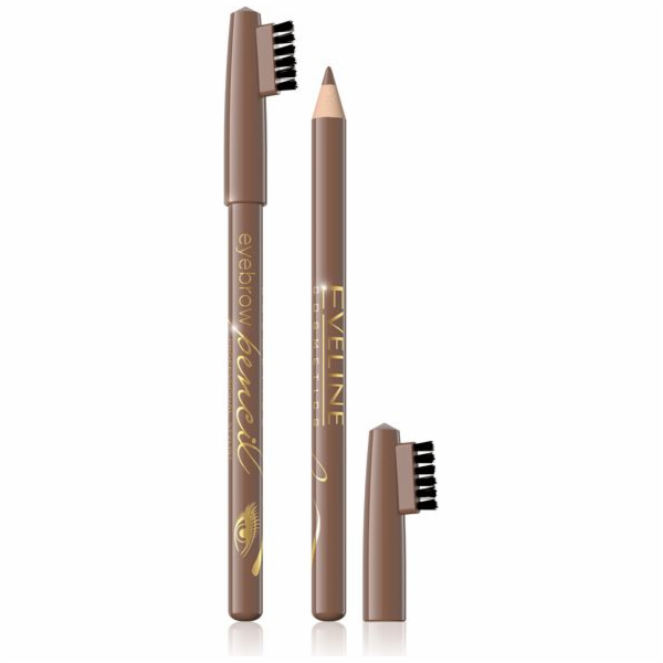Eveline Eyebrow Pencil Tužka na obočí - světle hnědá 1 ks