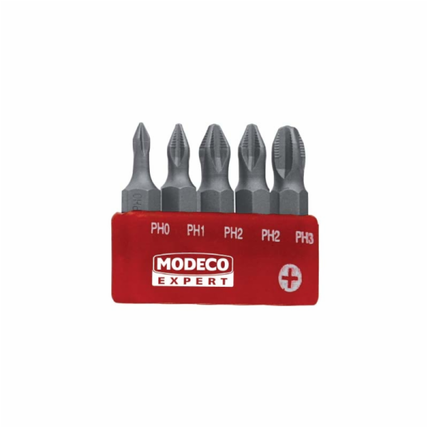 Modeco Sada hrotů 25mm PH0-PH3 5 ks. - MN-15-511