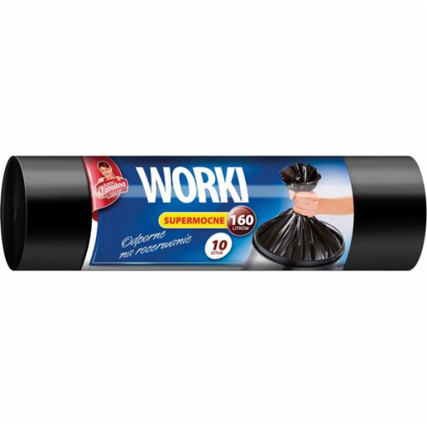 Anna Zaradna AZ Super pevné LDPE pytle na odpadky 160L 10...