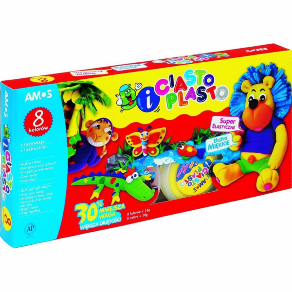 Amos Cake Plasto, 8 barev (134289)