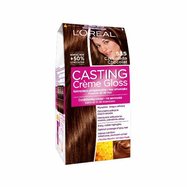 Casting Creme Gloss Barvicí krém č. 535 Čokoláda