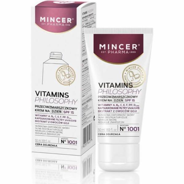 Mincer Vitamins Philosophy Denní krém proti vráskám č. 10...