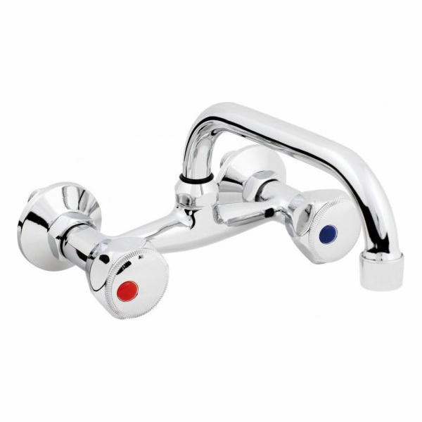 Hydroland Standard nástěnná chromová umyvadlová baterie (...