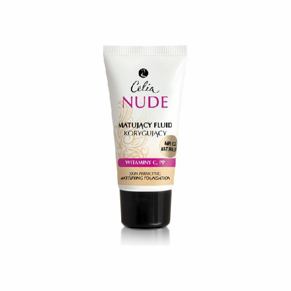 Celia Nude Make-Up zmatňující a korigující 02 Natural 30 ml