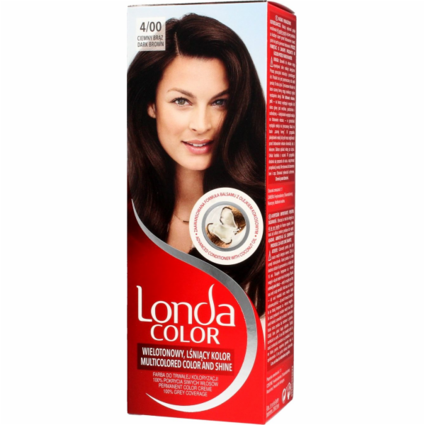 Londacolor Krémová barva č. 4/00 tmavě hnědá