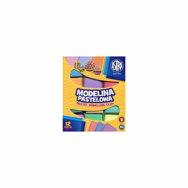 Astra modelovací hmota 12 pastelových barev (304118007)