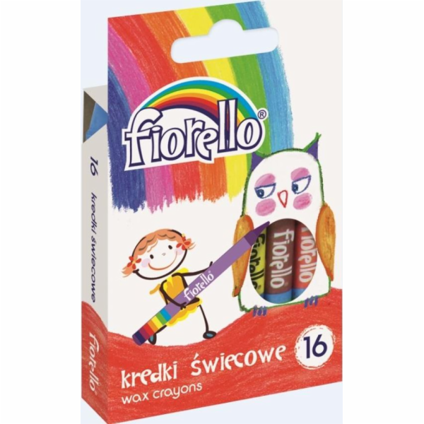Fiorello Voskové pastelky 16 barev FIORELLO