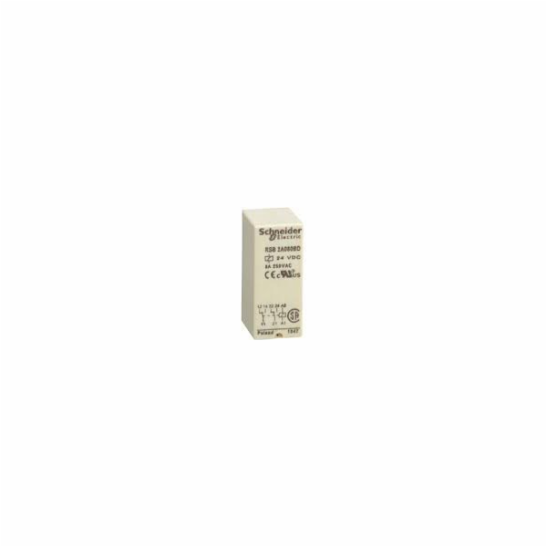 Relpol Interface relay 2P 24V DC (RSB2A080BD)