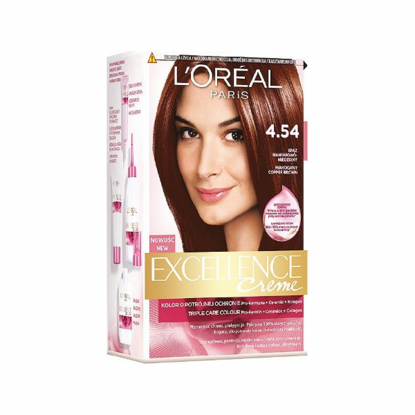 L Oreal Paris Excellence Creme Coloring cream 4,54 mahago...