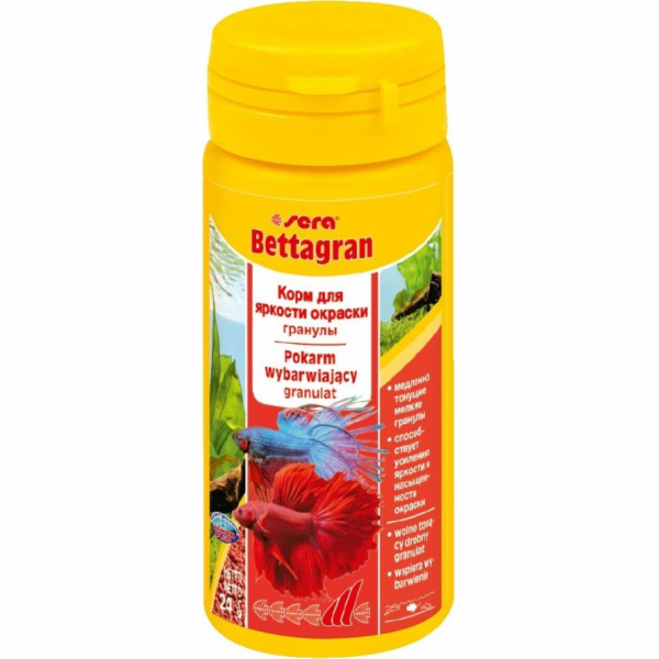 sera Bettagran Nature 50ml, granule - krmivo zvýrazňující...