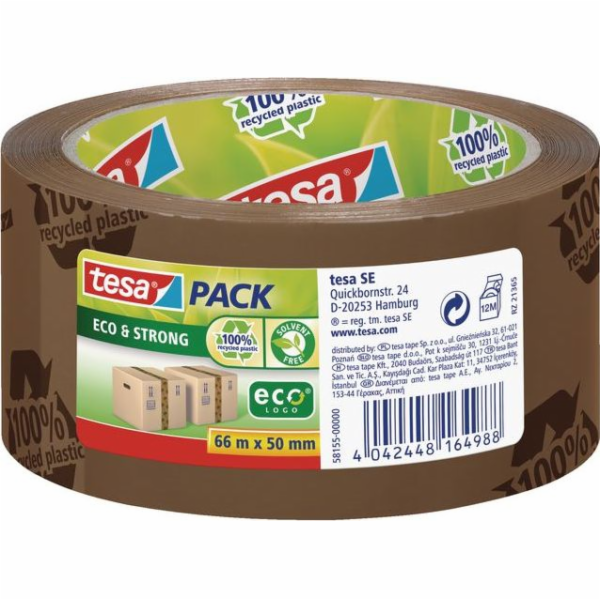 Tesa TESA ECO & STRONG balicí páska 50mm x 66m hnědá