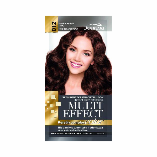 Joanna Multi Effect Color Keratin Complex Shampoo 12 Choc...