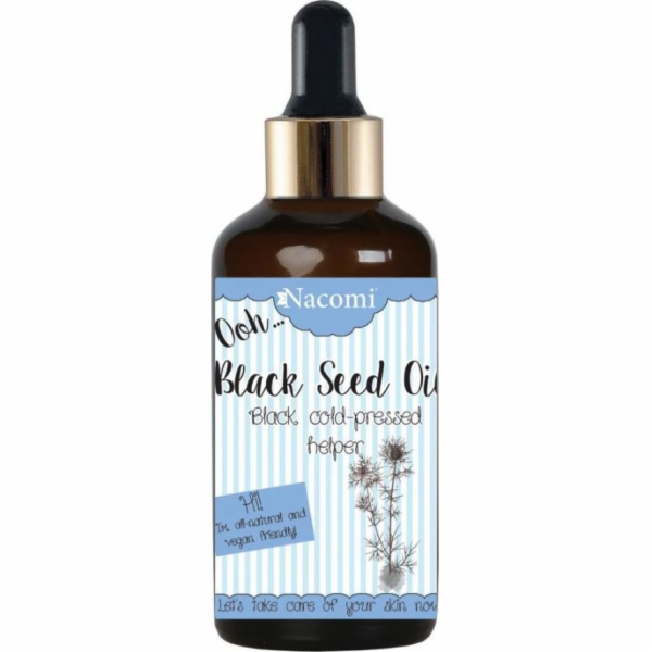 Nacomi Black Seed Oil olej z černého kmínu s pipetou 50 ml