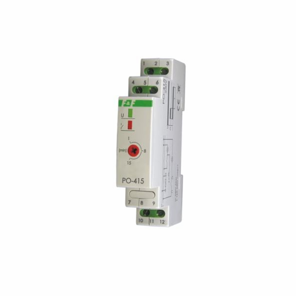 F&F zpožděné časové relé 16A 24V (PO-415)