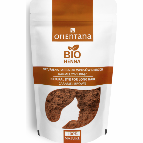 Orientana BIO Henna karamelová hnědá 100g