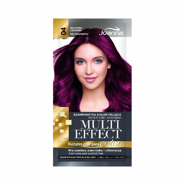 Joanna Multi Effect Color Keratin Complex Shampoo 04 Mali...