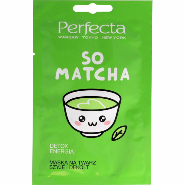 Perfecta So Matcha Detox pleťová maska - Čistící energie ...