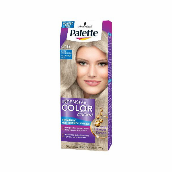 Palette Intensive Color Creme č. C10 - mrazivá stříbrná b...