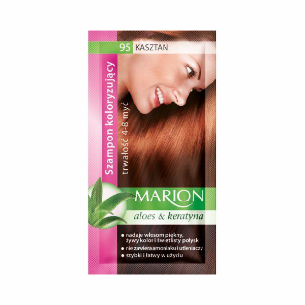 Marion Coloring šampon 4-8 mytí č. 95 kaštan 40 ml