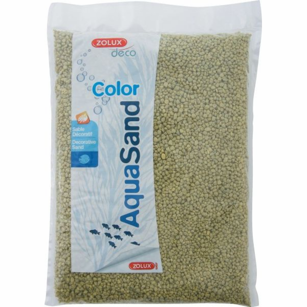 Zolux Aquasand Color šťavnatá zelená 1kg