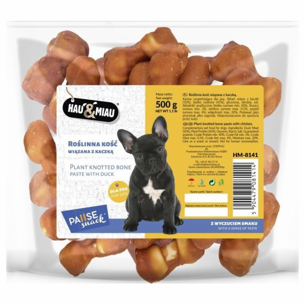 Hau Miau Pausesnack psí pochoutka, zeleninová kost svázan...
