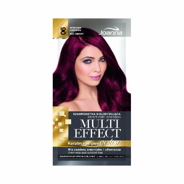 Joanna Multi Effect Color Keratin Complex Shampoo 06 Cher...