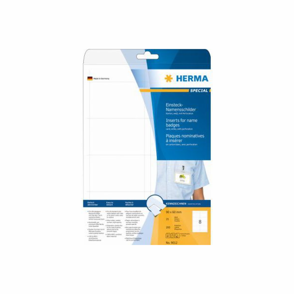 Herma ID desky 90x60 mm (9012)