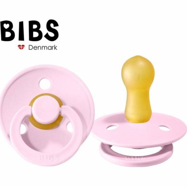 Bryndáčky BIBS BABY PINK M Hevea Gumový dudlík