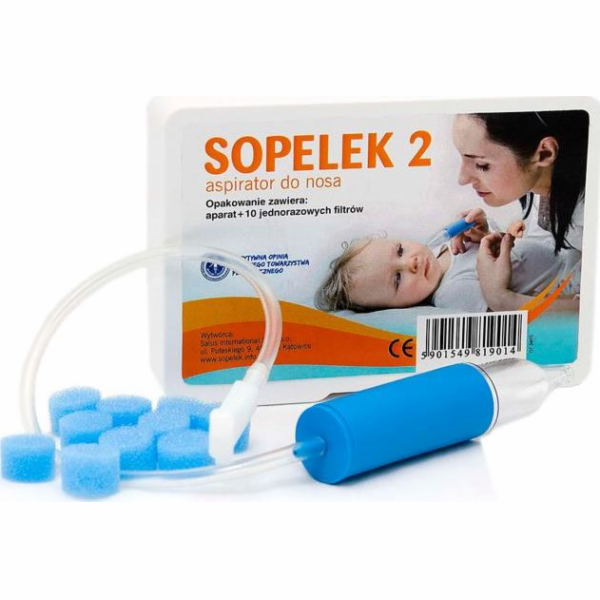 Salus International SOPELEK 2 Nosní odsávačka + 10 jednotek