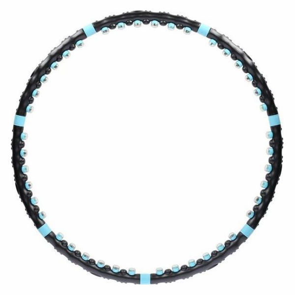 HMS HHP006 ČERNO-MODRÁ MASÁŽ HULA HOP S MAGNETY 98CM HMS
