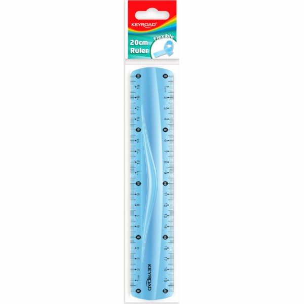 Keyroad KEYROAD pravítko, 20 cm, flexibilní, přívěsek, mi...