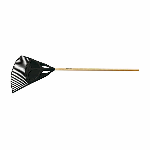 Fiskars Hrábě na listí s dřevěnou násadou 1735mm 135591