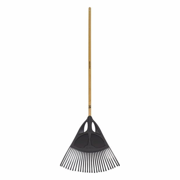 Fiskars Hrábě na listí s dřevěnou násadou 1735mm 135591