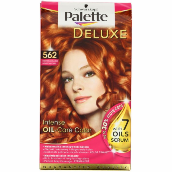 Schwarzkopf PALETTE Deluxe 562 intenzivně lesklá měď